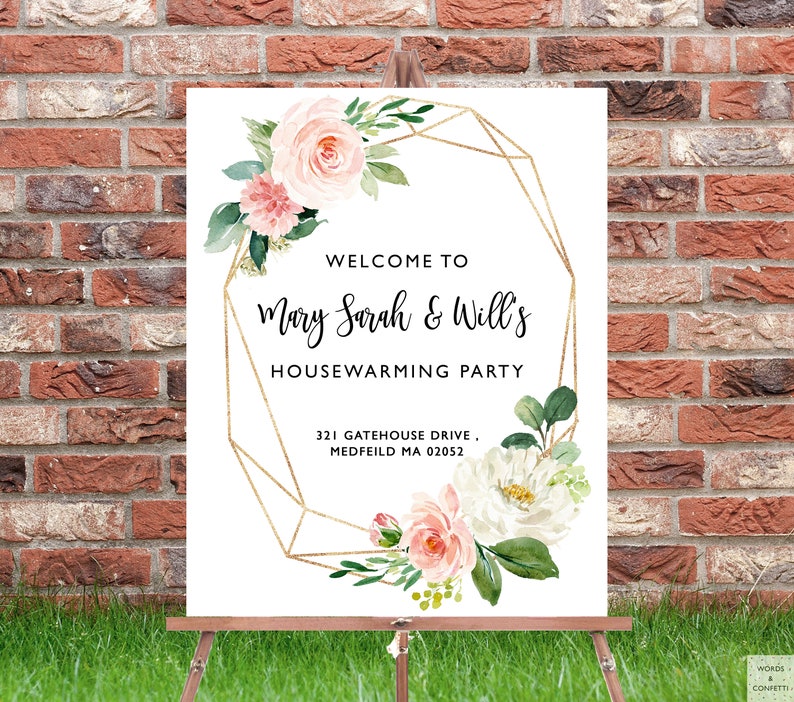 Housewarming Party Decorations Sign Supplies Ideas Decor Etsy