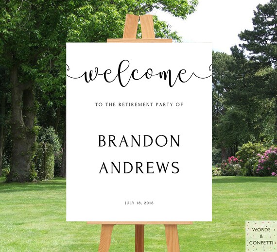 Retirement Party Decorations For Men Retirement Party Ideas Etsy