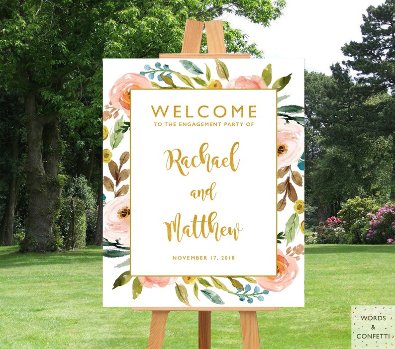 Engagement Party Decorations Rustic Engagement Party Decor Etsy