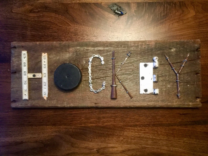 Hockey Sign Hockey Lovers Gifts for Hockey Players Hockey Etsy