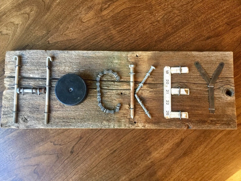 Hockey Sign Hockey Lovers Gifts for Hockey Players Hockey Etsy