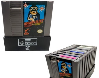 Nintendo NES Black Game Organizer, Cartridge Holder, Nintendo Entertainment System, Dust Protector, Black, Dust Sleeve, Retro Game Collector