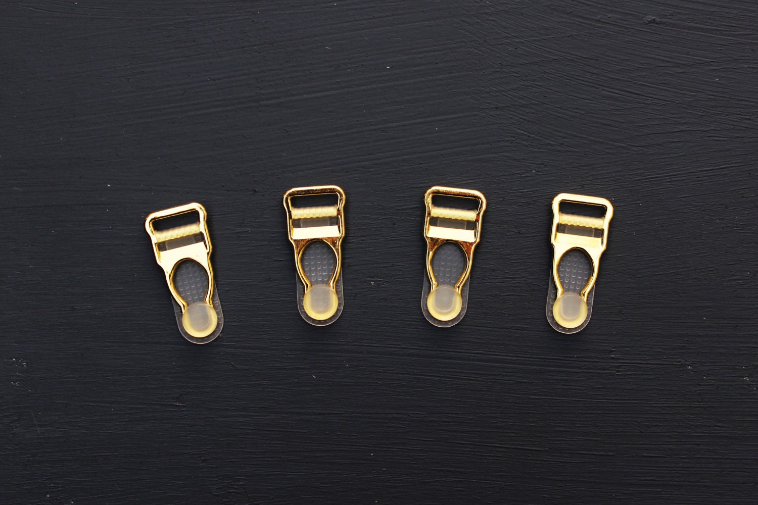 4 Pieces 1/2 Gold Metal Garter Clips Lingerie Making Etsy