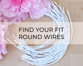 Round Wire Fitting Pack - Find Your Fit - 3 Underwire Size Pack