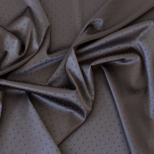 1/2 YD Marron Pin Dot Stretch Satin - Perfect for Sewing Lingerie