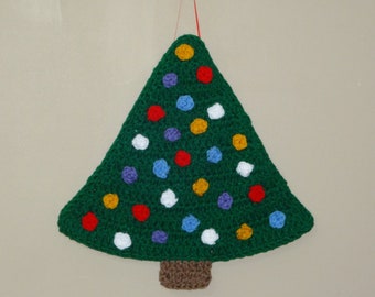 Christmas Tree Trivet and Decoration Crochet Pattern