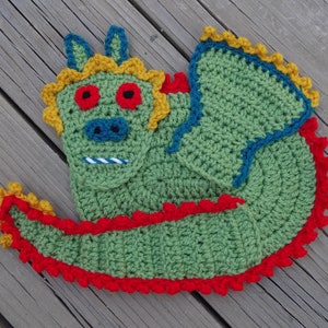 Friendly Dragon Crochet Pattern image 1