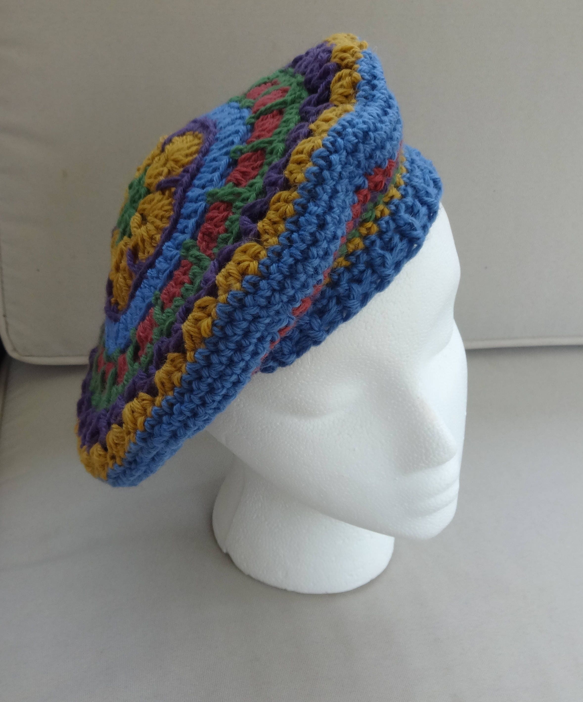 Twilight Mandala Beret Crochet Pattern - Etsy UK