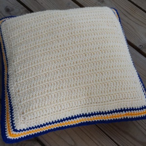 Hanukkah Menorah Pillow Crochet Pattern image 3