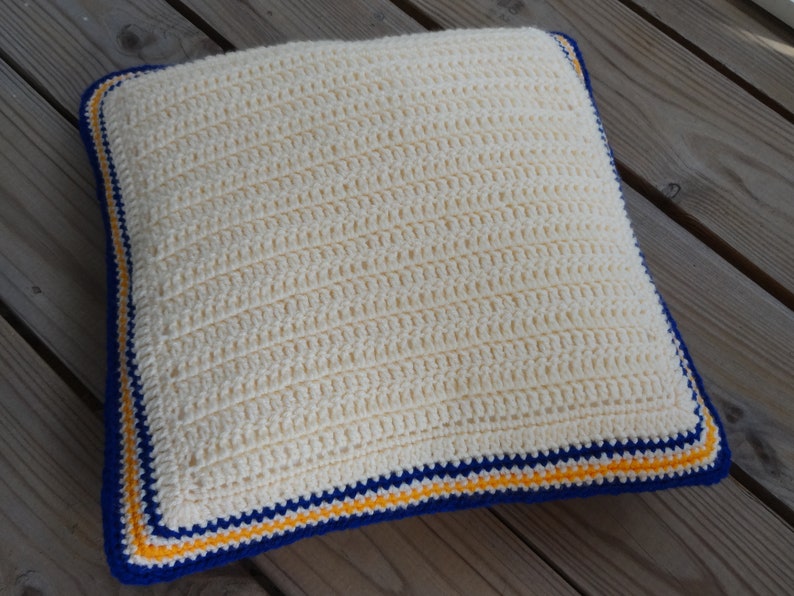 Hanukkah Menorah Pillow Crochet Pattern image 3