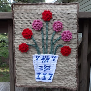 Flowers in a Vase Crochet Pattern