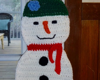 Large Holiday Snowman Crochet Pattern