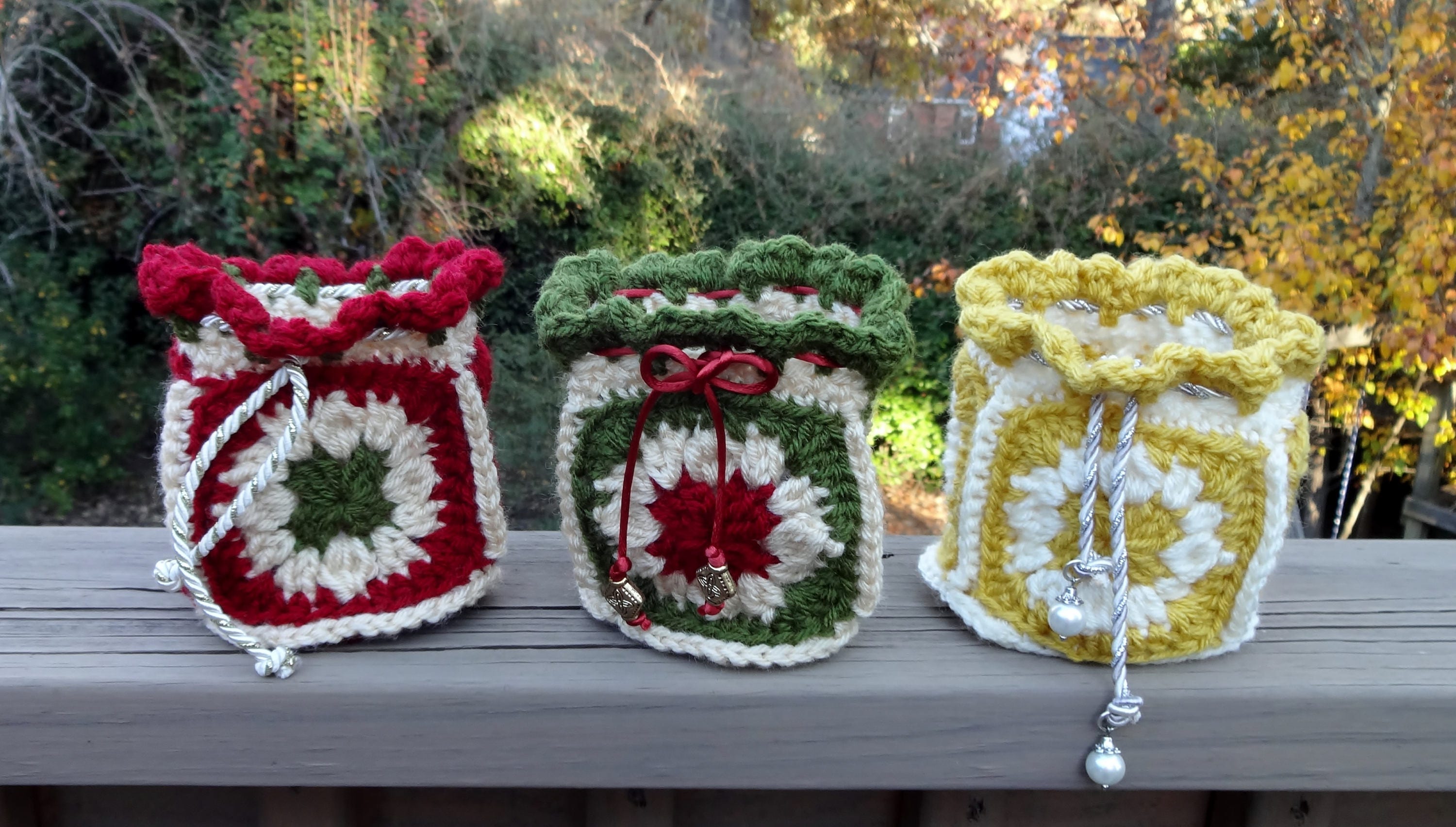 Small and Mini Gift Bags Crochet Pattern Etsy