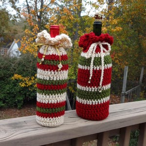 Modèle de crochet de sacs-cadeaux de bouteille de vin