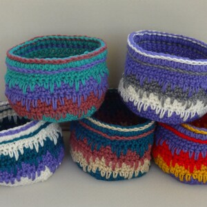 Spiked Stitch Basket Crochet Pattern