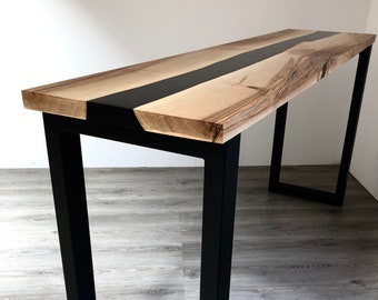 River table | Resin table | Epoxy table | Entryway table | Entryway river table | Dining river table | Bistro table