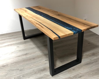 River table | Resin table | Epoxy table | Entryway table | Entryway river table | Dining river table | Bistro table