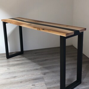 River table Resin table Epoxy table Entryway table Entryway river table Dining river table Bistro table image 7