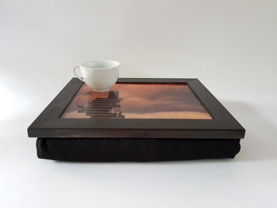 Lap Desk Laptop Tray Laptop Stand Tv Tray Cushioned Etsy
