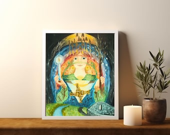 St. Brigid von Irland Digitaler Download