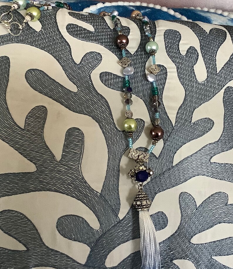 Boho beaded necklace