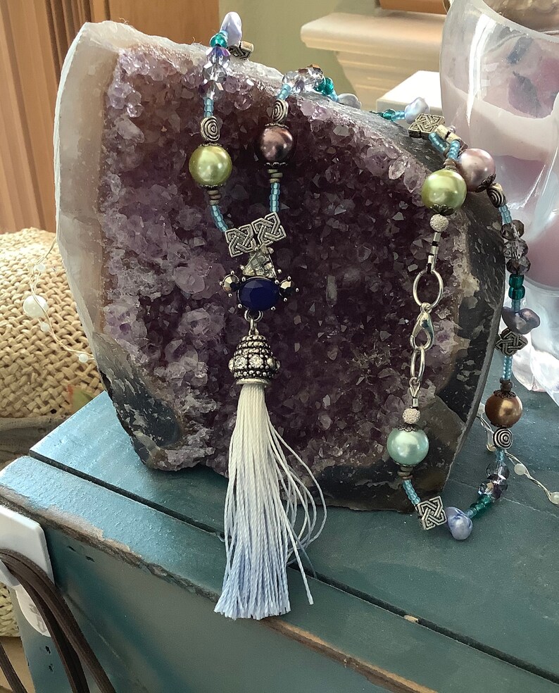 Boho beaded necklace