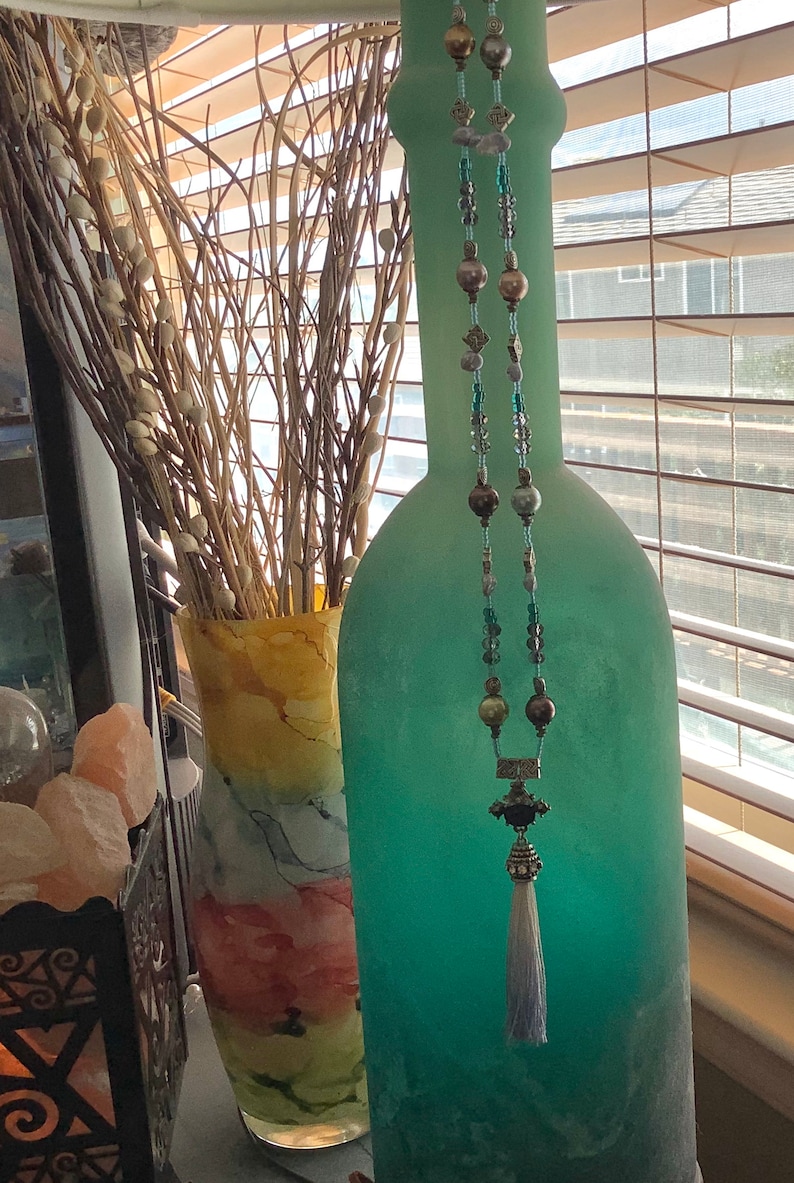 Boho beaded necklace