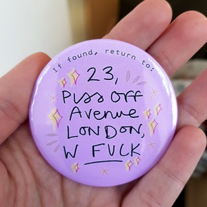 Roscoe It's A Sin Badge: Gay Pride, Equality & Charity image 5