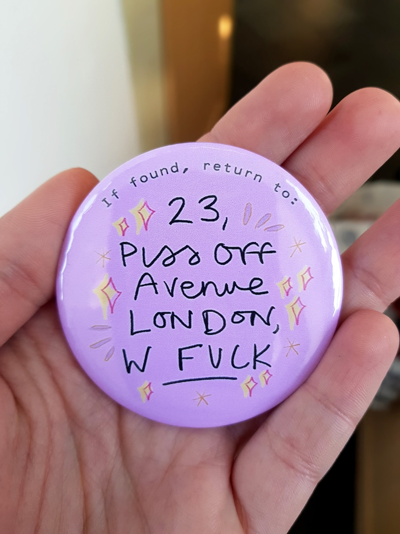 Roscoe It's A Sin Badge: Gay Pride, Equality & Charity image 5