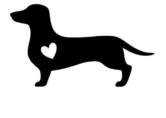 Wiener Dog Decal | Etsy