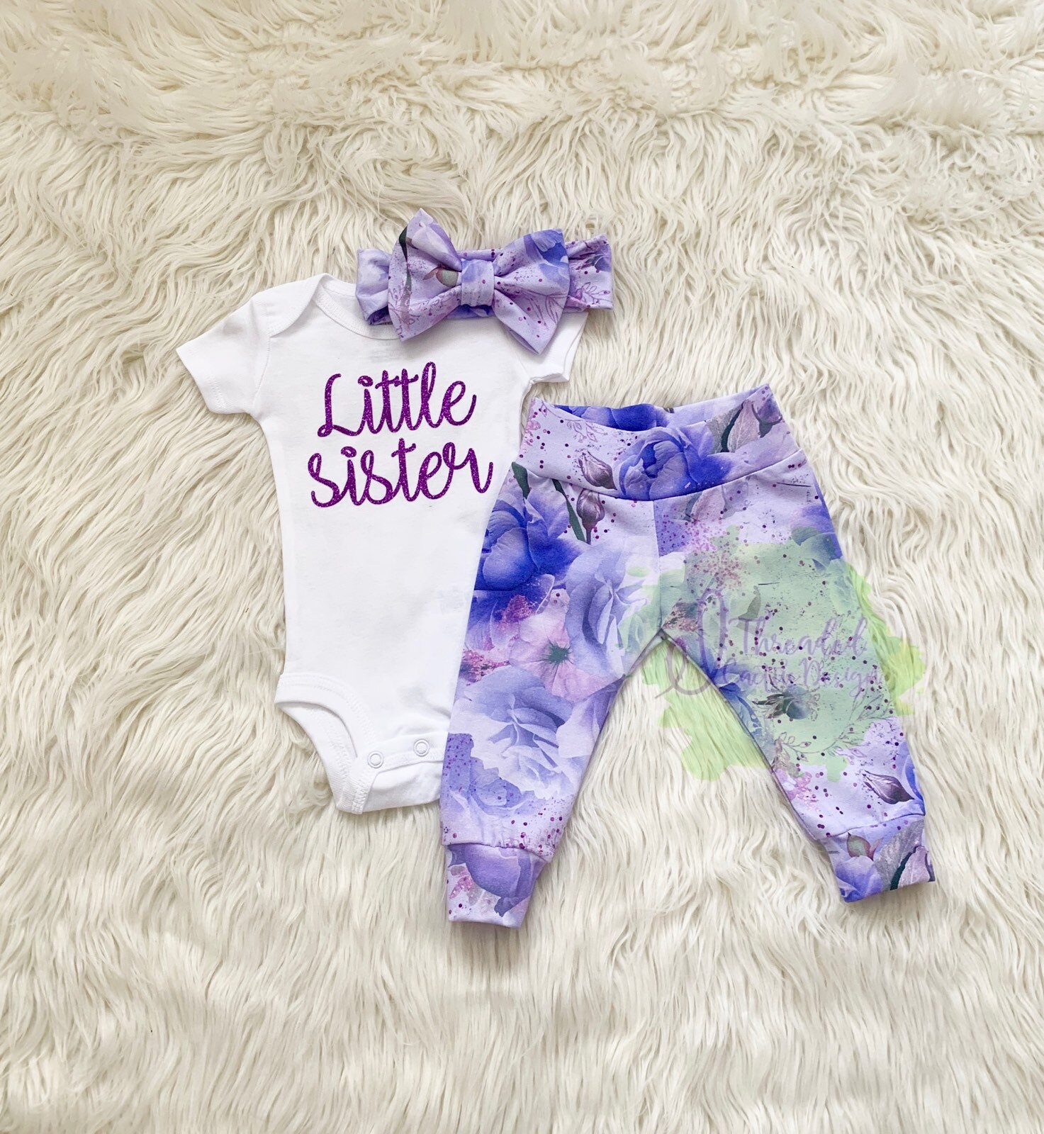 little sister newborn outfit
