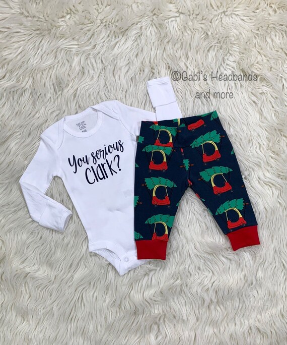 christmas vacation baby outfit