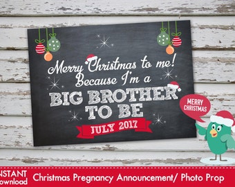 merry christmas to me because im a big brother to be christmas pregnancy announcement christmas pregnancy photo prop july 2017 diy - Merry Christmas To Me merry christmas to me because im a big brother to be christmas pregnancy announcement christmas pregnancy photo prop july 2017 diy - Merry Christmas To Me