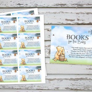 Classic Winnie The Pooh Book Request, Winnie Pooh Baby Shower, Winnie Pooh Books Request, Classic Pooh Baby Shower INSTANT DOWNLOAD