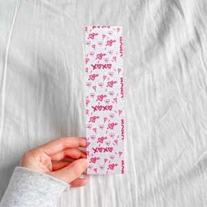 Segnalibro XOXO Romance, Segnalibri per amanti del romanticismo, Accessori per libri, Idee regalo per amanti dei libri, Regali a tema lettura