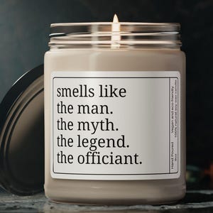 Grappige bruiloft Officiant cadeau, Officiant kaart, The Man The Mythe The Legend The Officiant, Officiant voorstel geschenkdoos, kaart wil je met ons trouwen