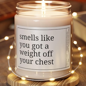 Top Surgery Gift Candle, Top Surgery Card for Trans Man or Nonbinary person, FTM transition, Recovery Care Package or Gift Box, Trans Gift