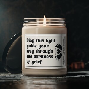 Miscarriage Candle, Pregnancy Loss Gift for Grieving Mom, Condolences for Infant Loss Gift