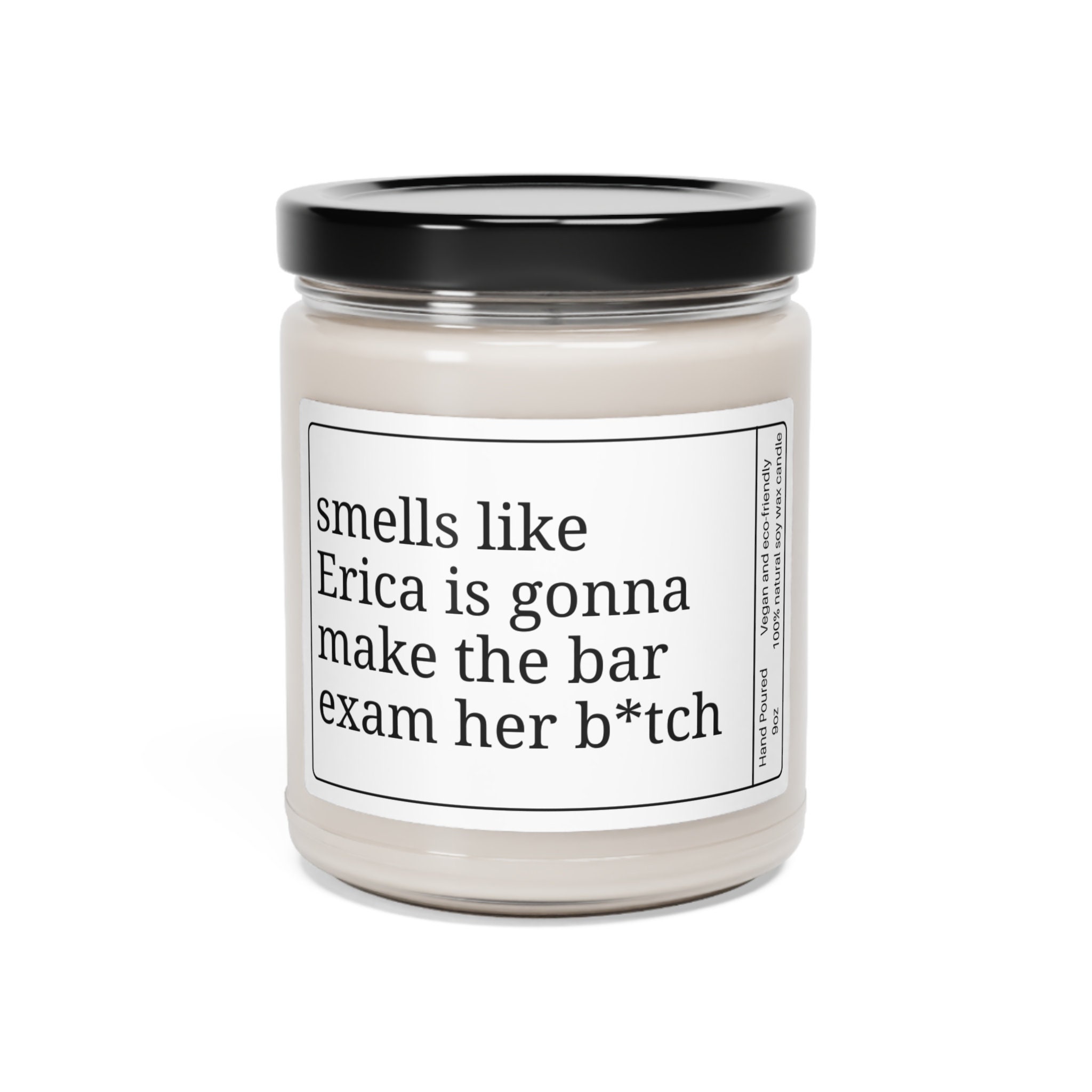 Custom Bar Exam Prep Candle, Law School Graduate Gift, Law School Grad ...