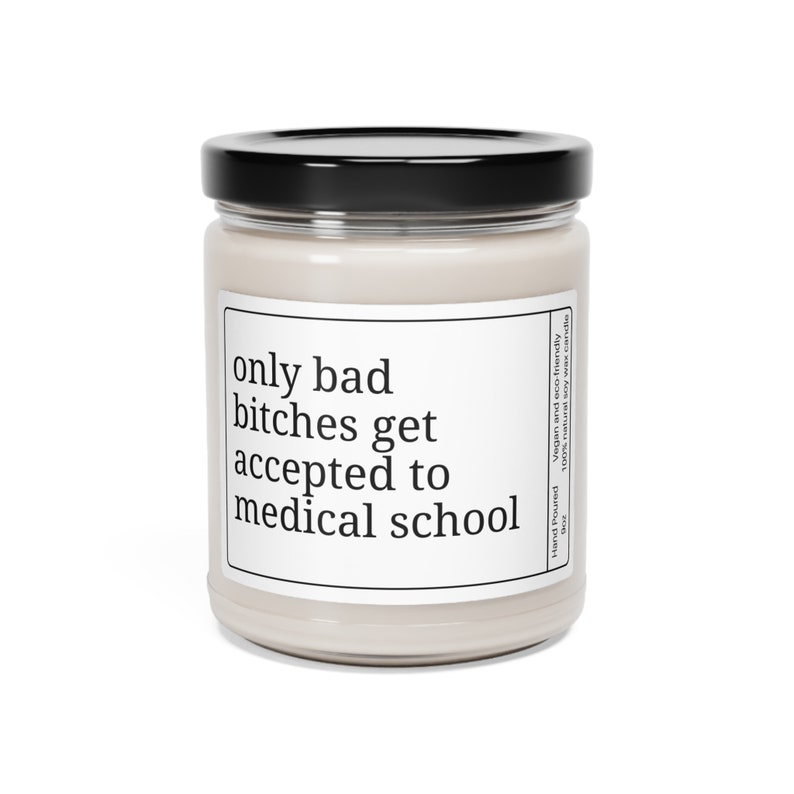 Regalo de aceptación de la escuela de medicina, regalo de la escuela de medicina, vela de estudiante de medicina, regalo de examen MCAT imagen 6