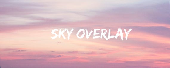 Sunset Sky Overlay Pastel Pink Clouds Wallpaper Photo Etsy