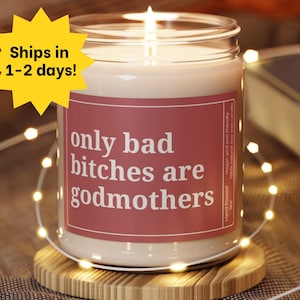 Godmother Proposal Gift, God Mother Candle, Will You Be My Godmother Gift, Baptism Gift, Naming Ceremony Gift, Godmother Era, Godmama Box