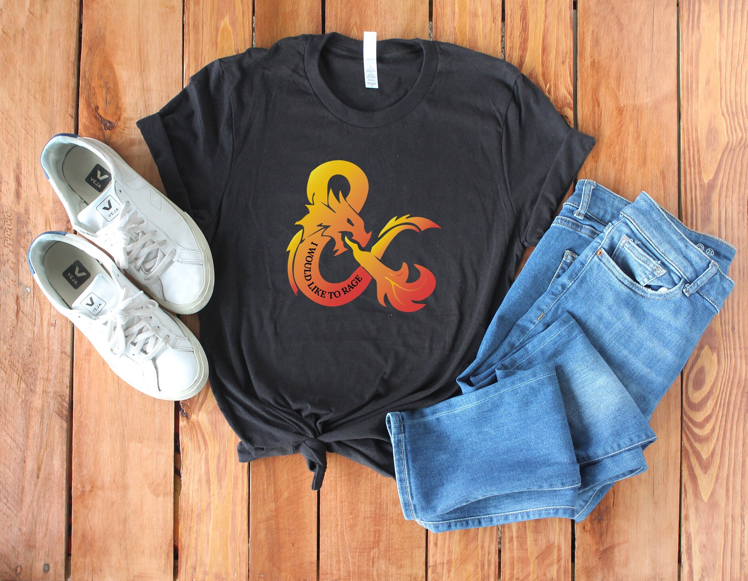 Unisex Dnd Shirt Dungeons and Dragons Clothing I Would Like Etsy UK