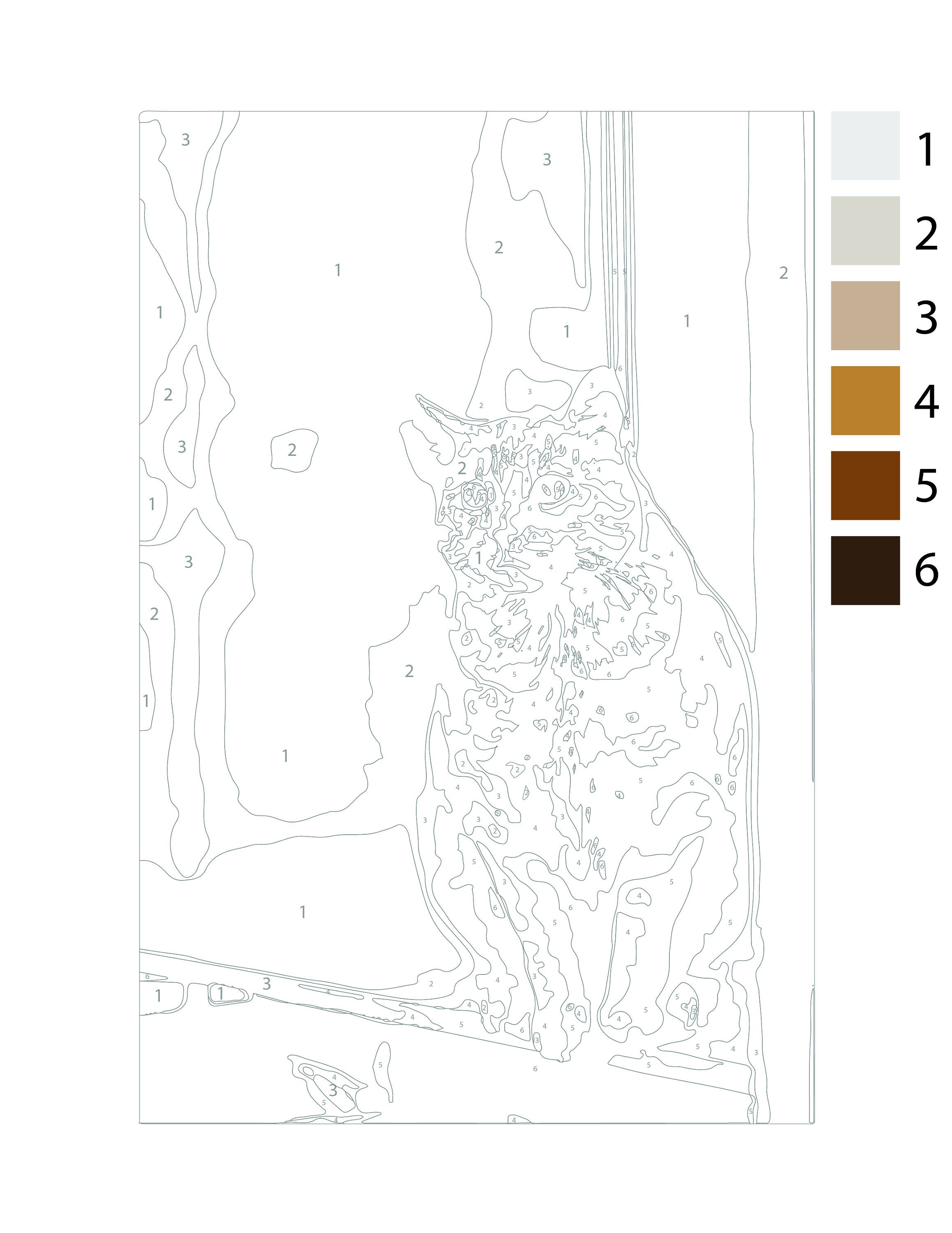Diy Paint By Number Custom Portrait Instant Download Etsy