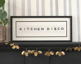 Kitchen Disco - Frame by Vintage Playing Cards