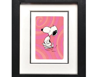 Snoopy Psychedelic - Vintage Snoopy Playing Card Picture
