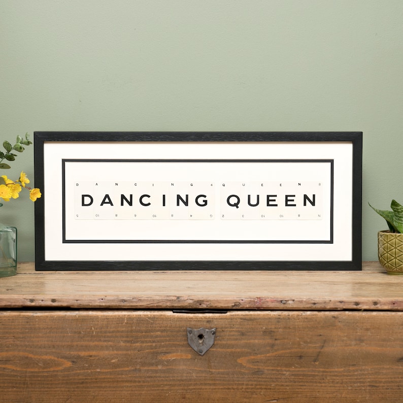 Dancing Queen Frame by Vintage Playing Cards image 1