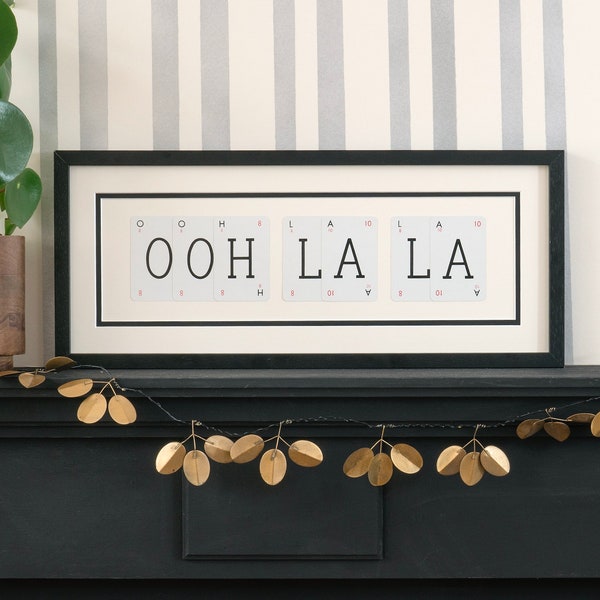 Ooh La La - Vintage Playing Cards Picture