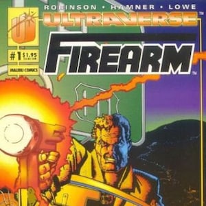 First Issue Firearm by Malibu Comics 1993 Special Edition Free Skybox Ultraverse Card Comic Book Collectible First Edition