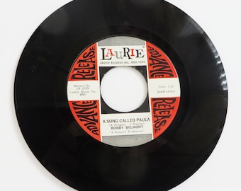 Bobby Belmont - A Song Called Paula / Old Friends - Laurie Records "Advance Release" DJ Vintage Records 45 Records Near Mint Condition